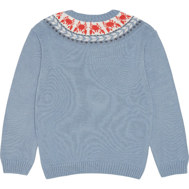 Cangrejo Knit Jumper, Blue - Sweaters - 3