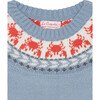 Cangrejo Knit Jumper, Blue - Sweaters - 4