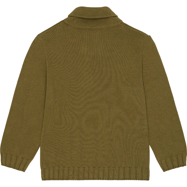 Goyo Long Sleeve Jumper, Olive - Sweaters - 3
