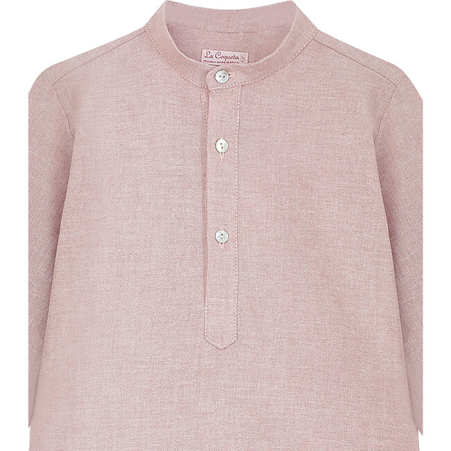 Jazmin Long Sleeve Shirt, Pink - Shirts - 4