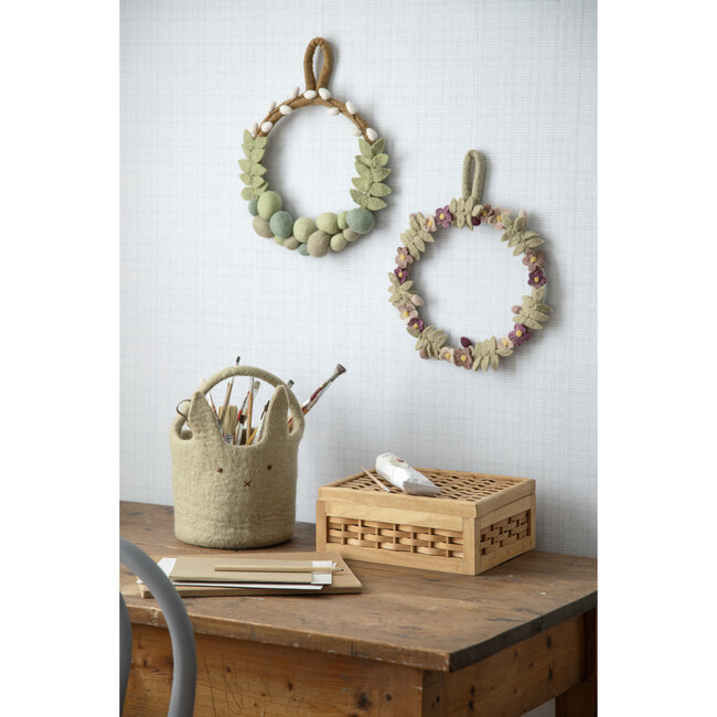 Easter Green Egg Wreath - Wreaths - 2