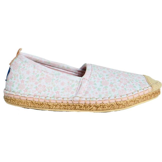 x Minnow Kids Beachcomber Espadrille Water Shoes, Antique Floral - Espadrilles - 5