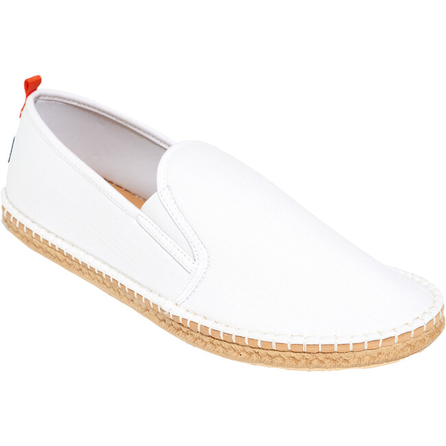 Men Mariner Slip-on Water Shoes, White Denim