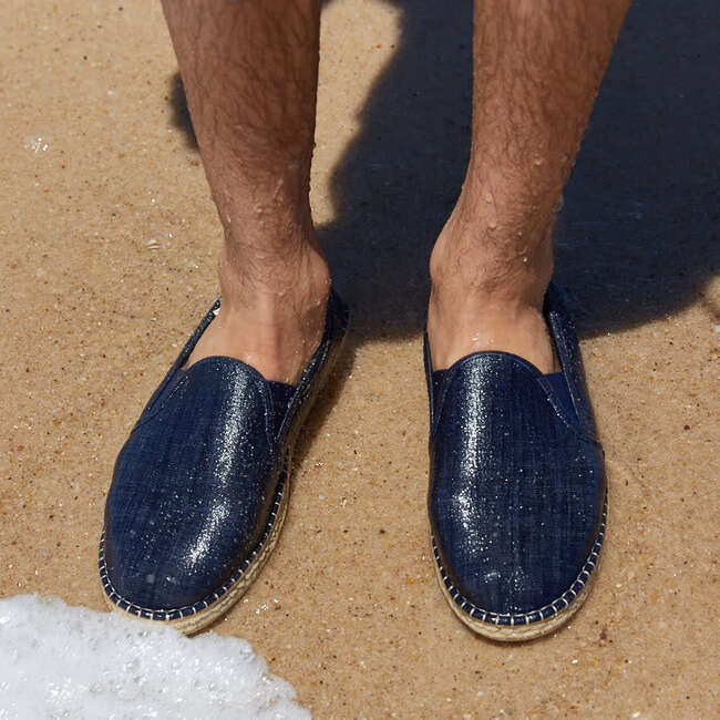 Men Mariner Slip-on Water Shoes, Dark Denim - Slip Ons - 3