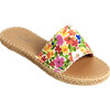 Women Cabana Slide Water Shoes, Frances Valentine Wild Flower - Slip Ons - 1 - thumbnail