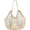 Fishermans Tote, White Gold & Platinum - Bags - 3