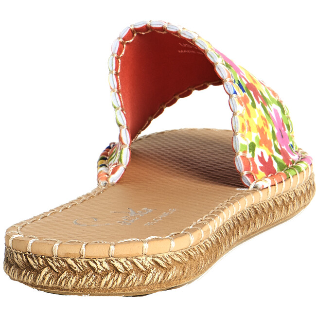 Women Cabana Slide Water Shoes, Frances Valentine Wild Flower - Slip Ons - 4