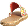 Women Cabana Slide Water Shoes, Frances Valentine Wild Flower - Slip Ons - 4
