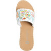 Women Cabana Slide Water Shoes, Spartina 449 Queenie Topiary - Slip Ons - 4