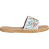 Women Cabana Slide Water Shoes, Spartina 449 Queenie Topiary - Slip Ons - 5