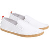 Men Mariner Slip-on Water Shoes, White Denim - Slip Ons - 6