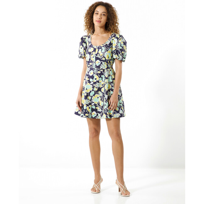 Women's Madeline Dress, Navy Multi - Dresses - 2