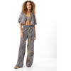 Women's Kennedy Top, Maritime Blue Multi - Cover-Ups - 2