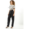 Women's Zola Top, Cream/Black - Shirts - 3