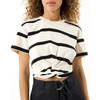 Women's Zola Top, Cream/Black - Shirts - 5