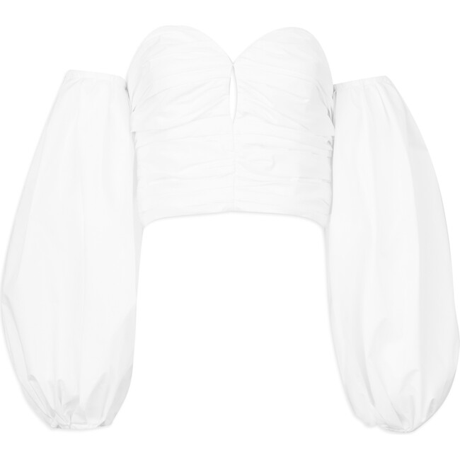 Women's Holly Top, Optic White - Blouses - 1