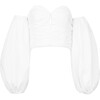 Women's Holly Top, Optic White - Blouses - 1 - thumbnail