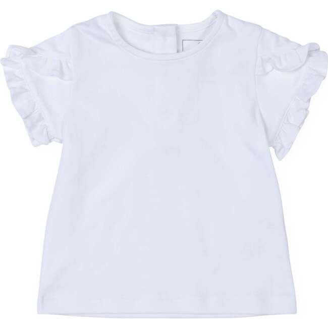Winnie Girls' Pima Cotton Shirt, White