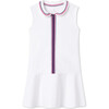 Vivian Tennis Performance Americana Dress, Bright White - Dresses - 1 - thumbnail