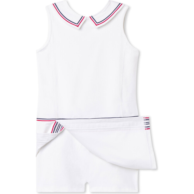 Alice Tennis Performance Sports Americana Romper, Bright White - Rompers - 2