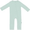 Zippered Romper, Sage - Rompers - 1 - thumbnail