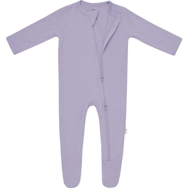 Zippered Footie, Taro - Footie Pajamas - 3