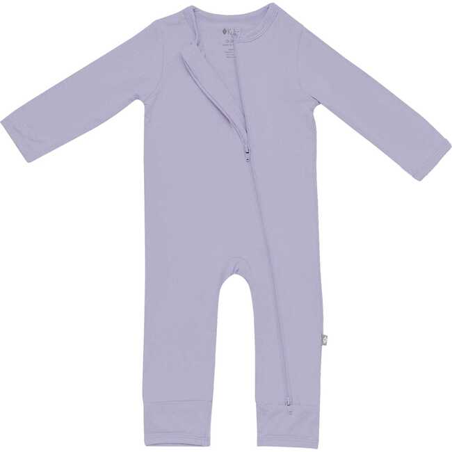 Zippered Romper, Taro - Rompers - 4