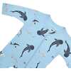 Zippered Footie, Stream Shark - Footie Pajamas - 6