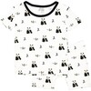 Short Sleeve Toddler Pajama Set, Black and White Zen - Pajamas - 1 - thumbnail