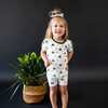 Short Sleeve Toddler Pajama Set, Black and White Zen - Pajamas - 2