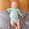 Long Sleeve Bodysuit, Sage - Bodysuits - 3