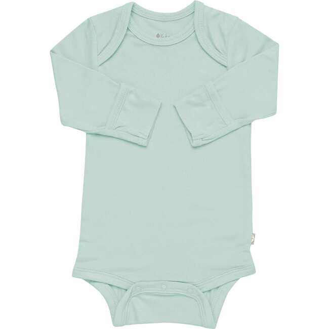 Long Sleeve Bodysuit, Sage - Bodysuits - 5