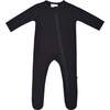 Zippered Footie, Midnight - Footie Pajamas - 1 - thumbnail