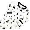 Zippered Footie, Black and White Zen - Rompers - 4