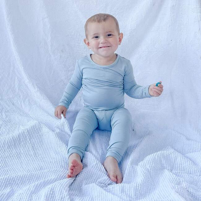 Toddler Pajama Set, Fog - Pajamas - 2