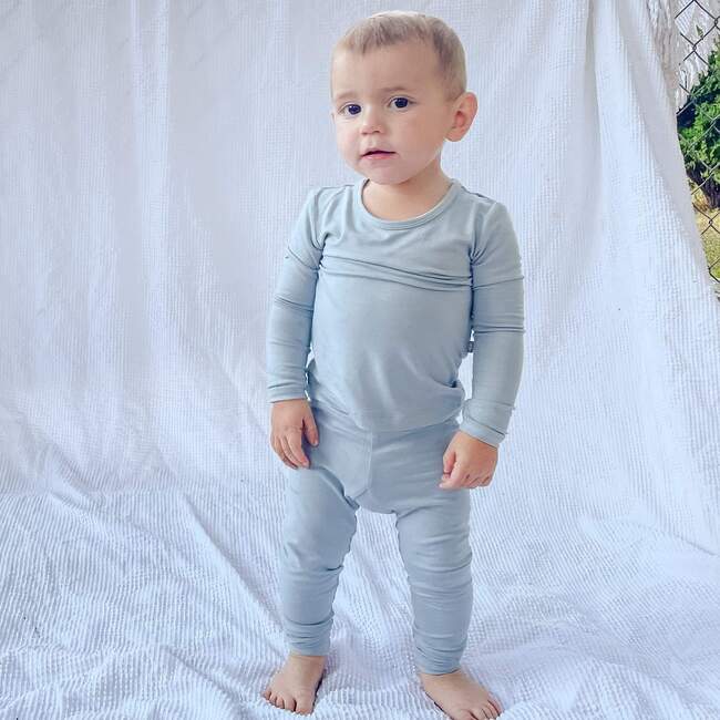 Toddler Pajama Set, Fog - Pajamas - 4