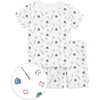 The Organic Short Sleeve Pajama Set, Batter Up - Pajamas - 1 - thumbnail