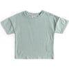 Garment Dye T-Shirt, Soft Sea - Shirts - 1 - thumbnail