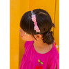 Pink Satin Bow Tie Headband - Headbands - 2