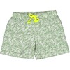 Magic Garden Classic Swim Shorts, Green And Pink - Swim Trunks - 1 - thumbnail