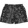 Dark Bandana Classic Swim Shorts, Dark Grey, Black And Yellow - Swim Trunks - 2