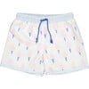 Ice Cream Classic Swim Shorts, White, Blue And Pink - Swim Trunks - 1 - thumbnail