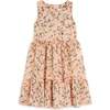 Plácida Sleeveless Dress, Peach Garden - Dresses - 1 - thumbnail