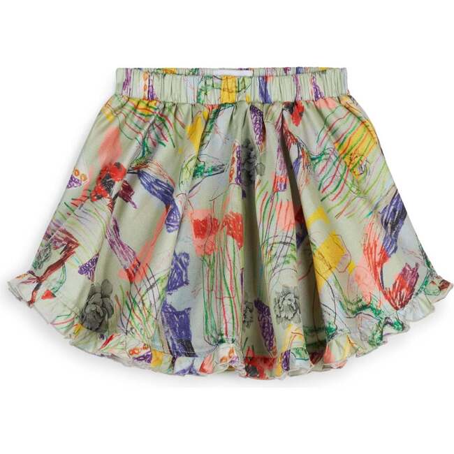 Luisa Shorts With Gathered Skirt, Menta