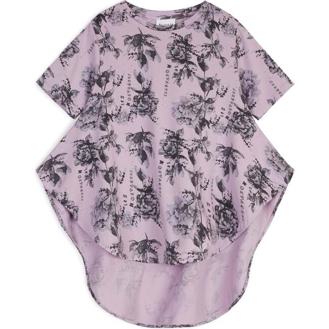 Luana Dyed Short Sleeve T-Shirt, Flowers Lilac