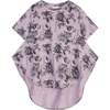 Luana Dyed Short Sleeve T-Shirt, Flowers Lilac - T-Shirts - 1 - thumbnail