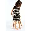 Luana Short Sleeve Tunic, Coração Black - Shirts - 2