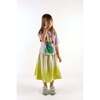 Lurdes Dip-Dyed Midi Skirt With Side Pockets, Dip Lime - Skirts - 3