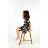 Luana Short Sleeve Tunic, Coração Black - Shirts - 3
