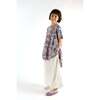Luana Dyed Short Sleeve T-Shirt, Flowers Lilac - T-Shirts - 2